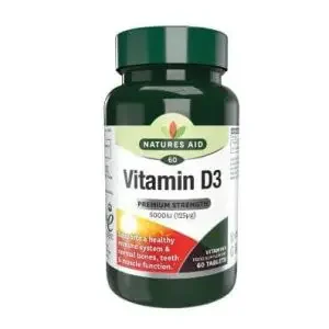 Natures Aid D3 5000iu Tabs 60s