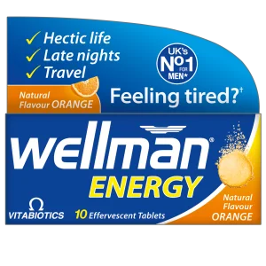 Wellman Energy Orange Effervescent Tablets 10’s